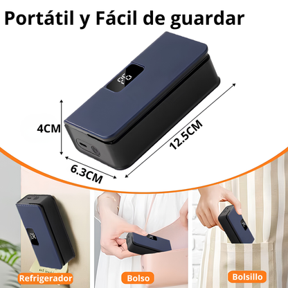 Mini Selladora Térmica 2 en 1 | Sella y Corta Bolsas en Segundos para Conservar tus Alimentos Frescos